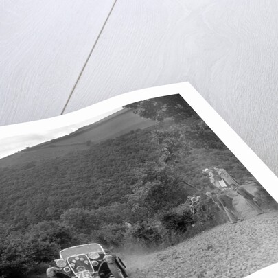 Singer sports competing in the Mid Surrey AC Barnstaple Trial, Beggars Roost, Devon, 1934 by Bill Brunell