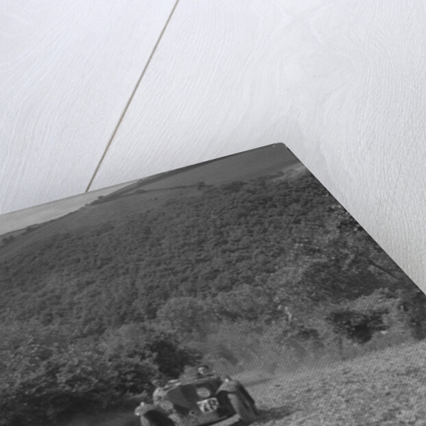 Rover Meteor Speed Twenty at the Mid Surrey AC Barnstaple Trial, Beggars Roost, Devon, 1934 by Bill Brunell