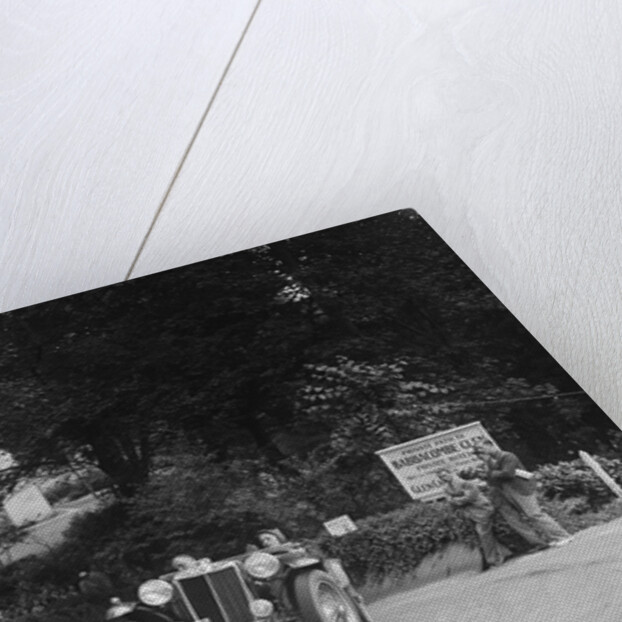 MG TA of RA MacDermid competing in the MCC Torquay Rally, Torbay, Devon, 1938 by Bill Brunell