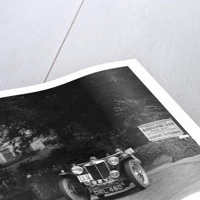 MG TA of FG Cornish competing in the MCC Torquay Rally, Torbay, Devon, 1938 by Bill Brunell