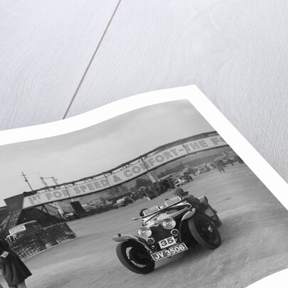 Riley Imp competing in the JCC Rally, Brooklands, Surrey, 1939 by Bill Brunell