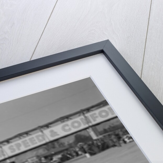 Ford Prefect tourer competing in the JCC Rally, Brooklands, Surrey, 1939 by Bill Brunell
