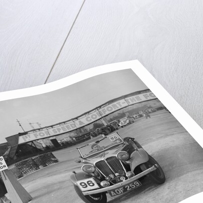 SS 2 competing in the JCC Rally, Brooklands, Surrey, 1939 by Bill Brunell