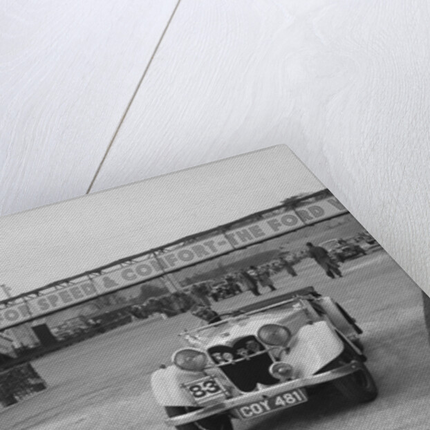 Riley Lynx Sprite competing in the JCC Rally, Brooklands, Surrey, 1939 by Bill Brunell