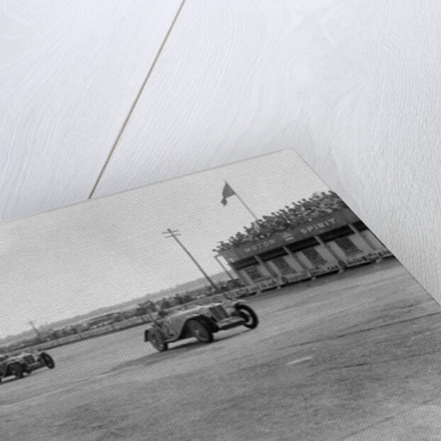 MG Magna of SG Cummings winning a race, BARC meeting, Brooklands, Surrey, 1933 by Bill Brunell