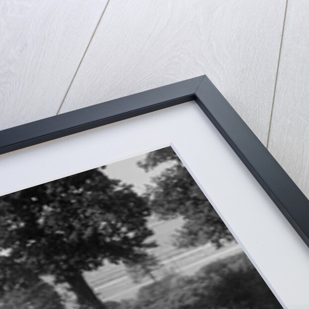 Bentley of FE Elgood and MG Magna of MB Watson racing at a MCC meeting, Brooklands, Surrey, 1933 by Bill Brunell