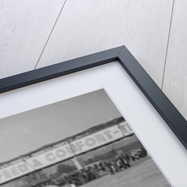 Standard competing in the JCC Rally, Brooklands, Surrey, 1939 by Bill Brunell
