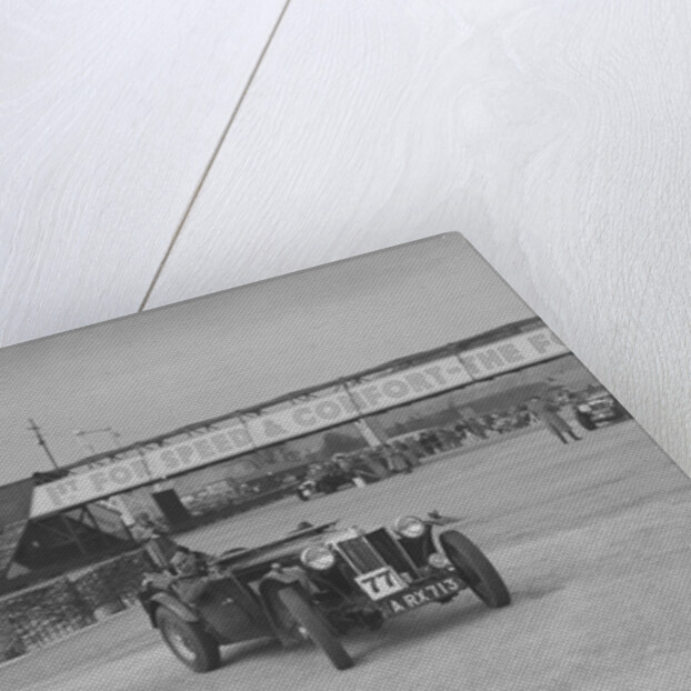MG TA competing in the JCC Rally, Brooklands, Surrey, 1939 by Bill Brunell