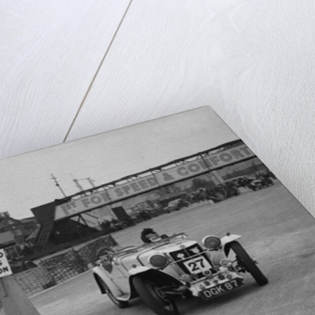 MG sports competing in the JCC Rally, Brooklands, Surrey, 1939 by Bill Brunell