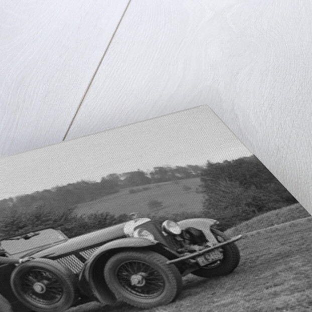 Charles Mortimer with his Barker-bodied 2-seater Bentley, c1930s by Bill Brunell