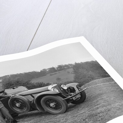 Charles Mortimer with his Barker-bodied 2-seater Bentley, c1930s by Bill Brunell