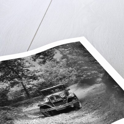 Ford Model A cabriolet competing in the Fingle Bridge Hillclimb, Devon, 1930s by Bill Brunell