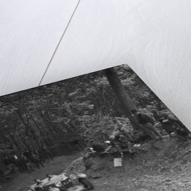 Riley Lynx taking part in a motoring trial, c1930s by Bill Brunell