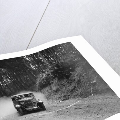 Riley taking part in a motoring trial, c1930s by Bill Brunell