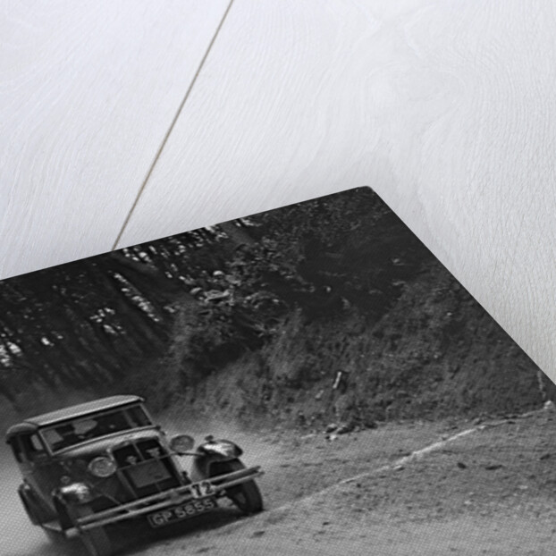 Standard taking part in a motoring trial, c1930s by Bill Brunell