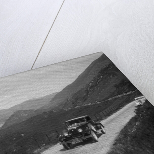 Rover saloon of I Ramsay competing in the RSAC Scottish Rally, 1936 by Bill Brunell