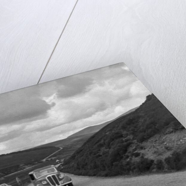 Standard saloon of NAW Brown competing in the RSAC Scottish Rally, 1936 by Bill Brunell