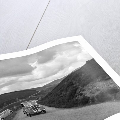 Standard saloon of NAW Brown competing in the RSAC Scottish Rally, 1936 by Bill Brunell