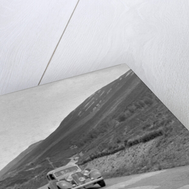 SS Jaguar of CL Bembridge competing in the RSAC Scottish Rally, 1936 by Bill Brunell