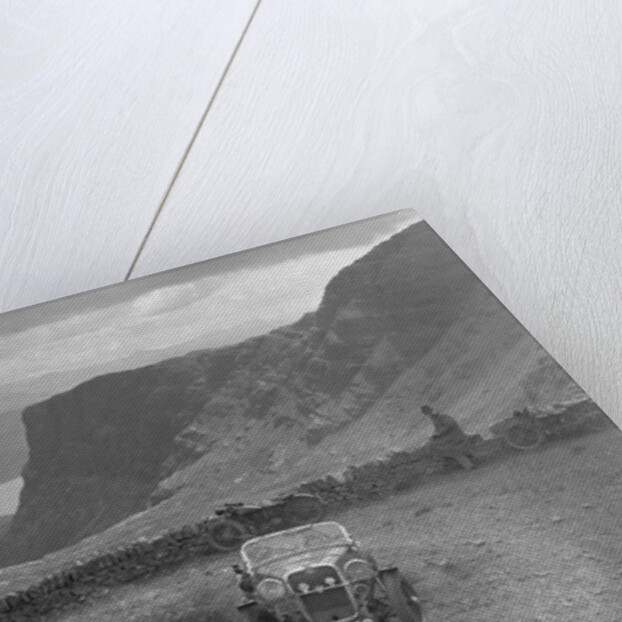 Singer Le Mans of TL McDonald competing in the RSAC Scottish Rally, 1936 by Bill Brunell