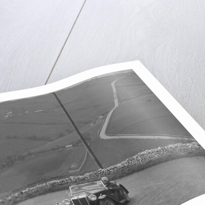 MG TA of WC Reid competing in the RAC Rally, 1939 by Bill Brunell