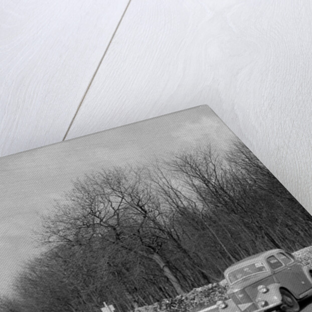 Ford of J McEvoy competing in the RAC Rally, 1939 by Bill Brunell