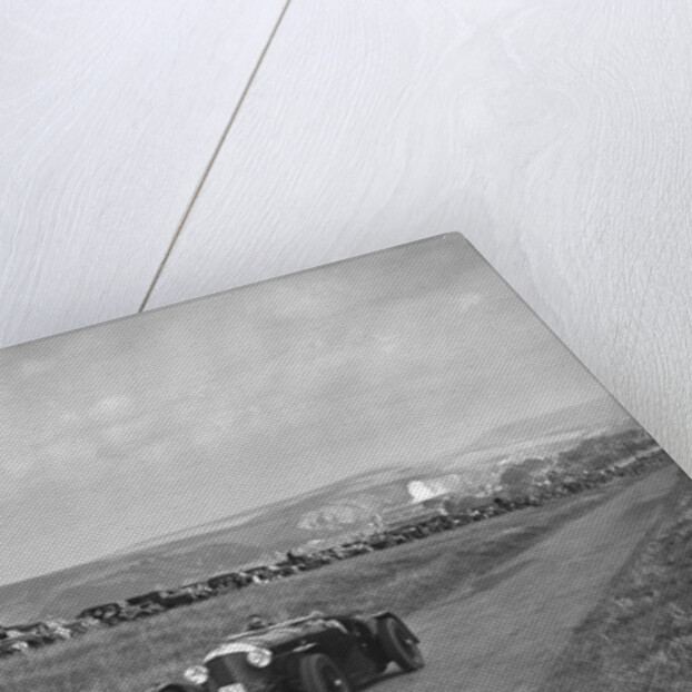 Bentley competing in the Bugatti Owners Club Lewes Speed Trials, Sussex, 1937 by Bill Brunell