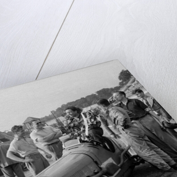 Maserati of JP Wakefield, second in the JCC International Trophy, Brooklands, 1937 by Bill Brunell