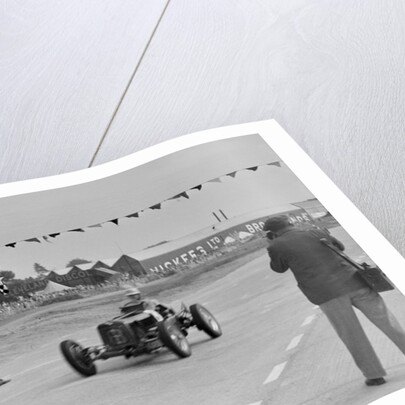 ERA R4C of Raymond Mays winning the JCC International Trophy, Brooklands, Surrey, 1937 by Bill Brunell