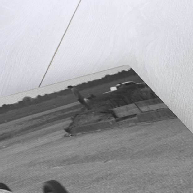 MG racing at Brooklands, Surrey, c1930s by Bill Brunell