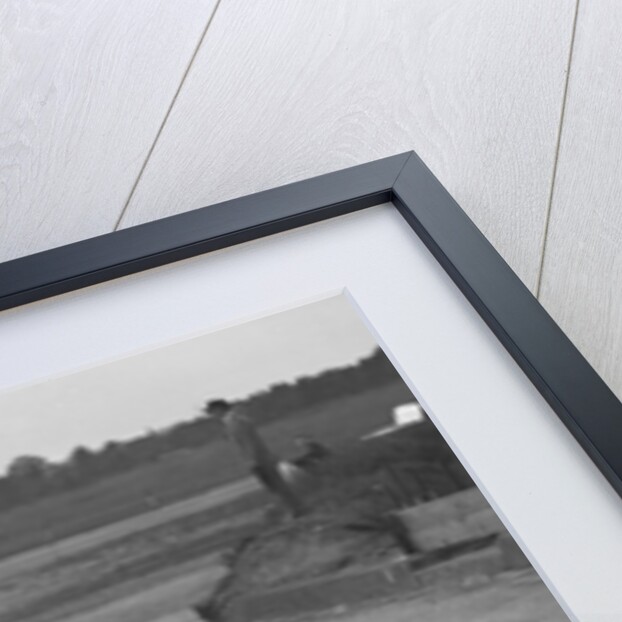 MG racing at Brooklands, Surrey, c1930s by Bill Brunell