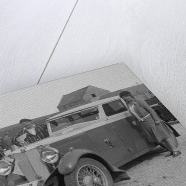 MG 18/80 saloon of Mrs R Gough at the B&HMC Brighton Motor Rally, 1930 by Bill Brunell