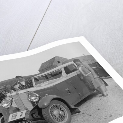 MG 18/80 saloon of Mrs R Gough at the B&HMC Brighton Motor Rally, 1930 by Bill Brunell