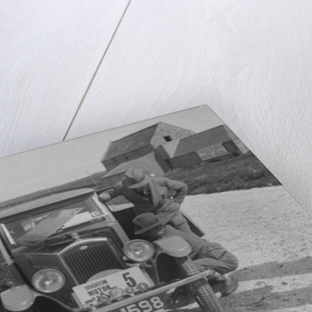 'Boy Blue 2', Wolseley Hornet saloon of DEM Douglas-Morris, B&HMC Brighton Motor Rally, 1930 by Bill Brunell