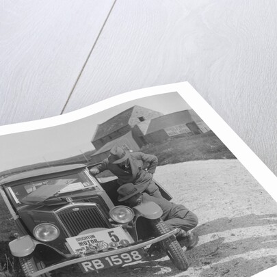 'Boy Blue 2', Wolseley Hornet saloon of DEM Douglas-Morris, B&HMC Brighton Motor Rally, 1930 by Bill Brunell