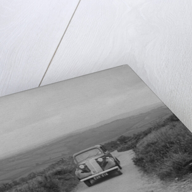 Vauxhall saloon of KFA Walker competing in the MCC Torquay Rally, 1938 by Bill Brunell