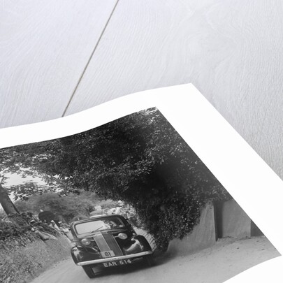 Vauxhall saloon of KFA Walker competing in the MCC Torquay Rally, 1938 by Bill Brunell