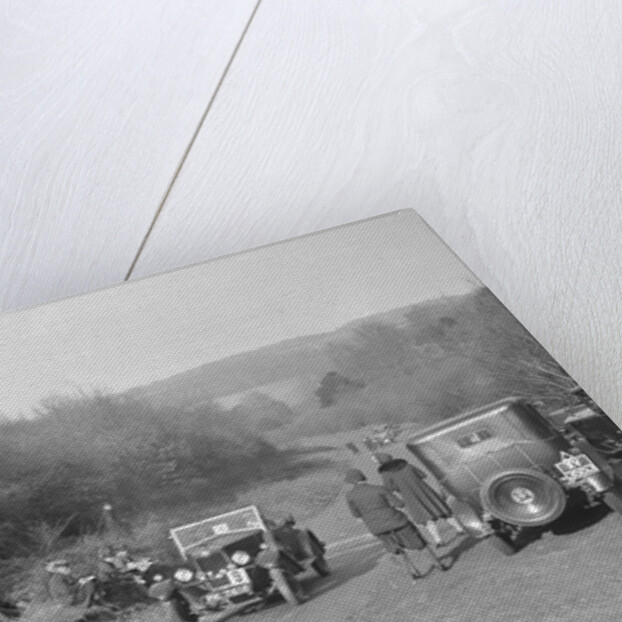 Riley open 4-seater tourer at the JCC Half-Day Trial, Ranmore Common, Dorking, Surrey, 1930 by Bill Brunell