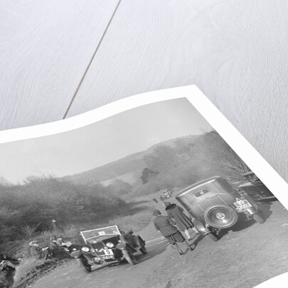 Riley open 4-seater tourer at the JCC Half-Day Trial, Ranmore Common, Dorking, Surrey, 1930 by Bill Brunell
