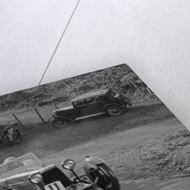 Aston Martin open sports competing in the JCC Half-Day Trial, 1930 by Bill Brunell