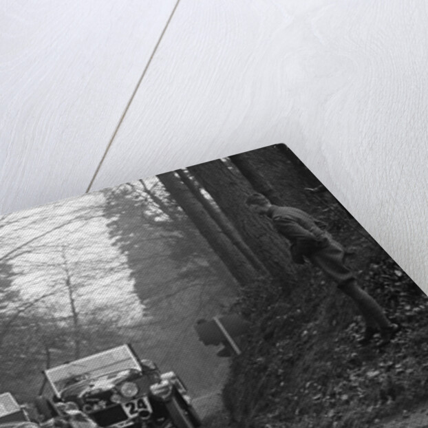 SD Marr's Tracta open sports and R Peaty's Singer open 4-seater at the JCC Half-Day Trial, 1930 by Bill Brunell