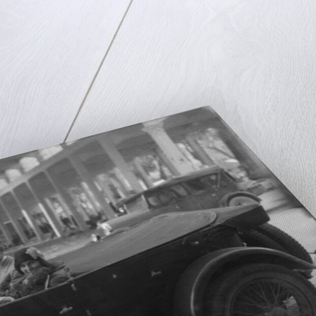 Lord de Clifford and Kitty Brunell in a Lagonda, San Remo, Italy, c1930(?) by Bill Brunell