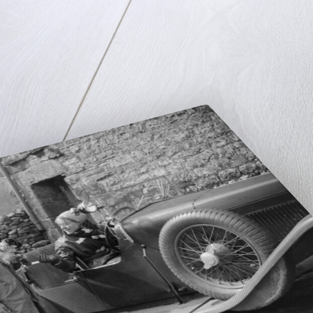 Kitty Brunell in a MG 18/80 open 4-seater, c1930(?) by Bill Brunell