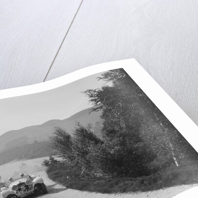 SS Jaguar 100 open 2-seater of Miss E Violet Watson competing in the RSAC Scottish Rally, 1939 by Bill Brunell