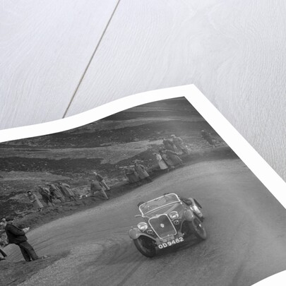 Singer Le Mans competing in the RSAC Scottish Rally, Devil's Elbow, Glenshee, 1934 by Bill Brunell