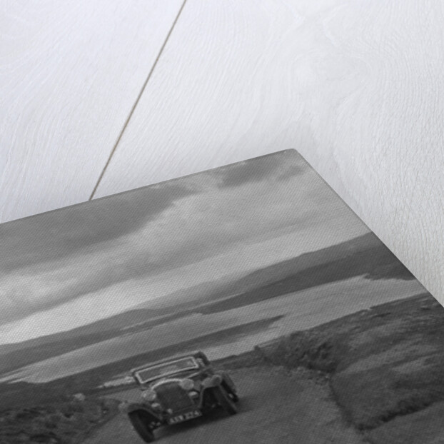 Bentley saloon of SK Thornley competing in the RSAC Scottish Rally, 1934 by Bill Brunell