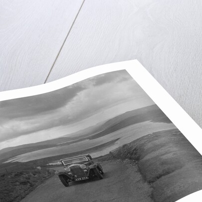 Bentley saloon of SK Thornley competing in the RSAC Scottish Rally, 1934 by Bill Brunell