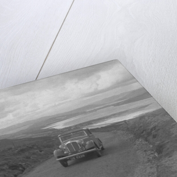 Rover saloon of J Gibbon Jr competing in the RSAC Scottish Rally, 1934 by Bill Brunell