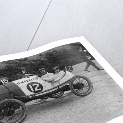 Temperino of JS Wood and Salmson of Andre Lombard at the JCC 200 Mile Race, Brooklands, 1921 by Bill Brunell