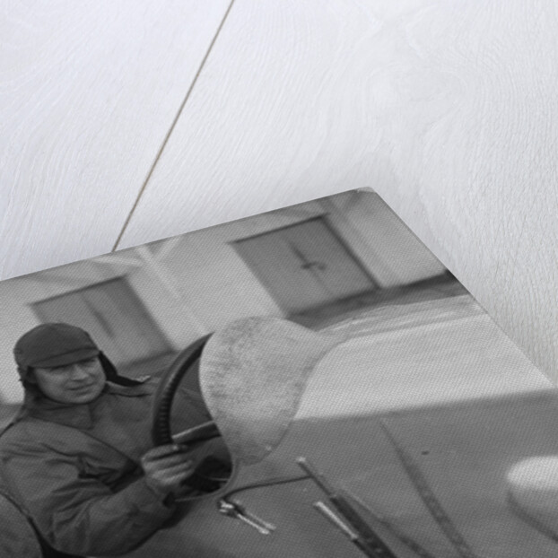 HJC Smith in his Eric-Campbell at the JCC 200 Mile Race, Brooklands, Surrey, 1921 by Bill Brunell